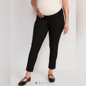 Old Navy Maternity Side-Panel Pixie Ankle Pants size 8
